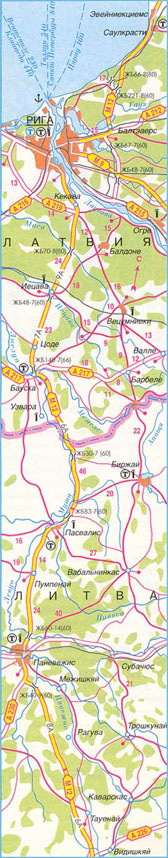 Карта дороги М-12, участок № 2