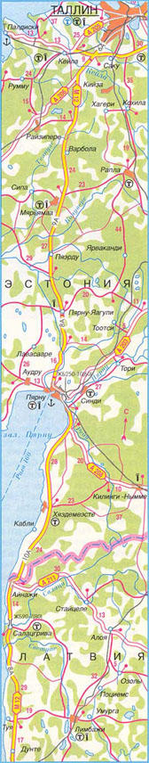 Карта дороги М-12, участок № 3