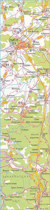 Карта дороги М-17, участок № 3