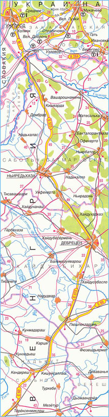 Карта дороги М-17, участок № 4