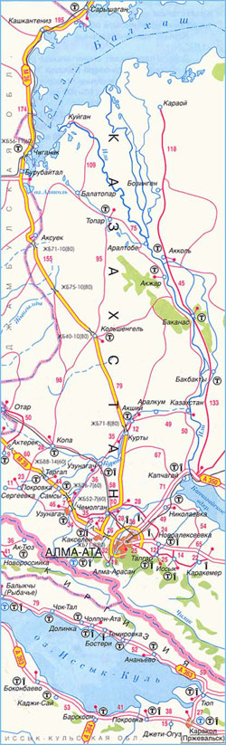 Карта дороги М-36, участок № 4