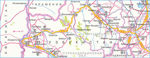 Карта дороги М-39, участок № 4