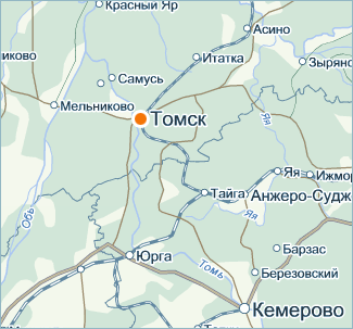 Карта мельниково томская область